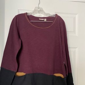 LOGO Lori Goldstein Long Sleeve To Sz L